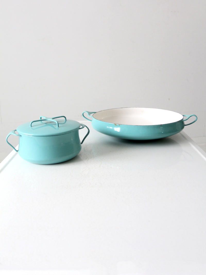 mid-century Dansk Kobenstyle pans pair