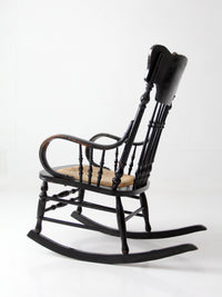 antique Art Nouveau rocking chair