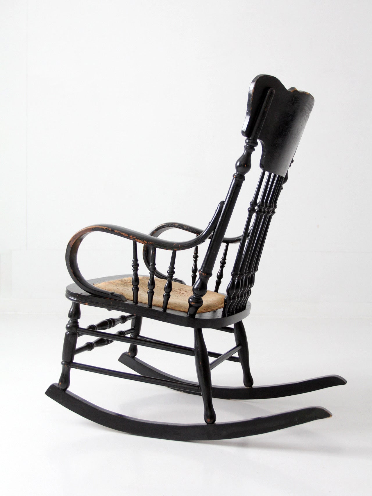 antique Art Nouveau rocking chair