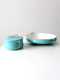 mid-century Dansk Kobenstyle pans pair