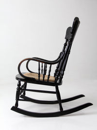 antique Art Nouveau rocking chair