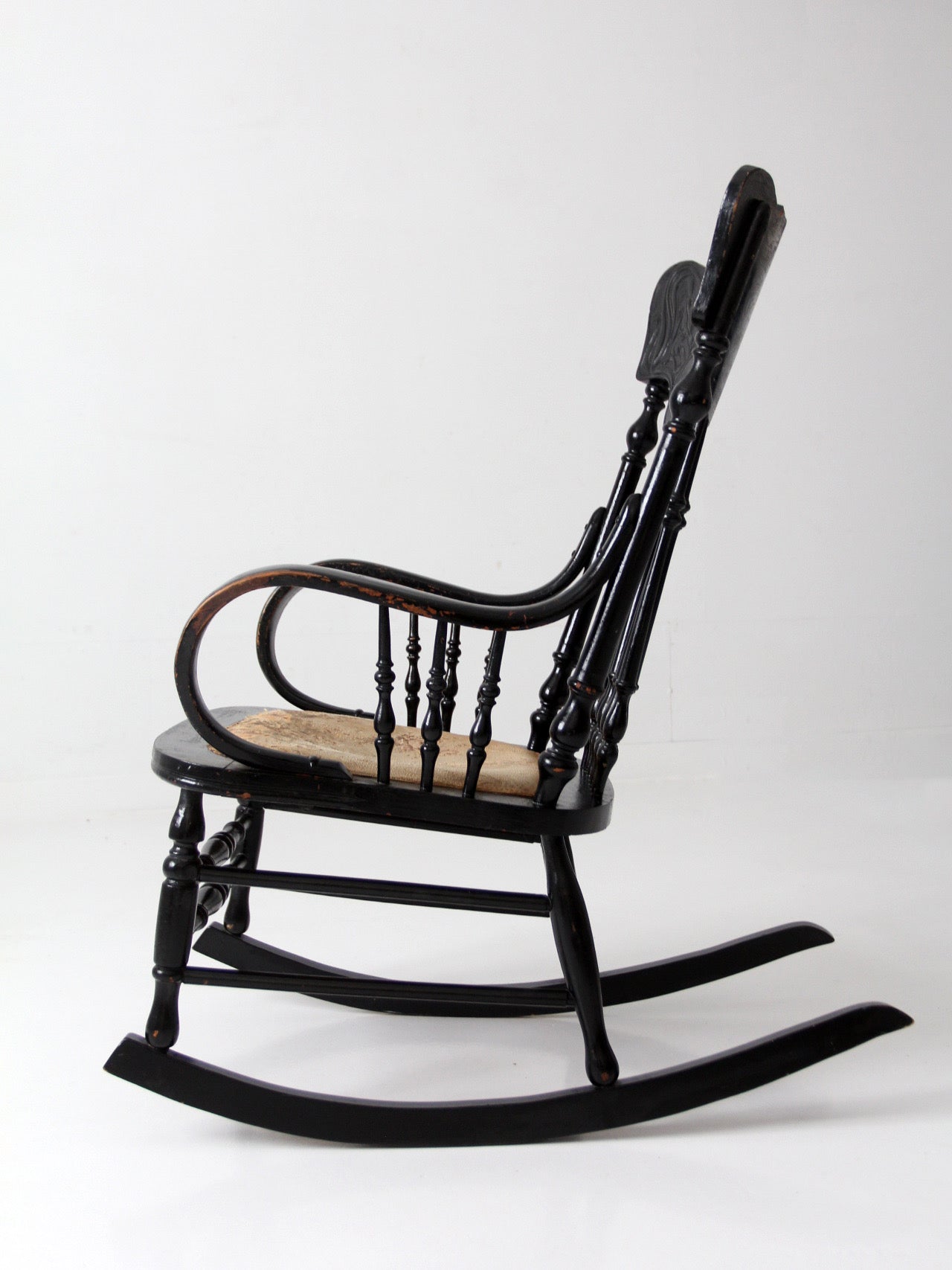 antique Art Nouveau rocking chair