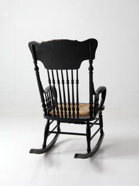 antique Art Nouveau rocking chair