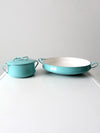 mid-century Dansk Kobenstyle pans pair