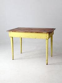antique farmhouse table
