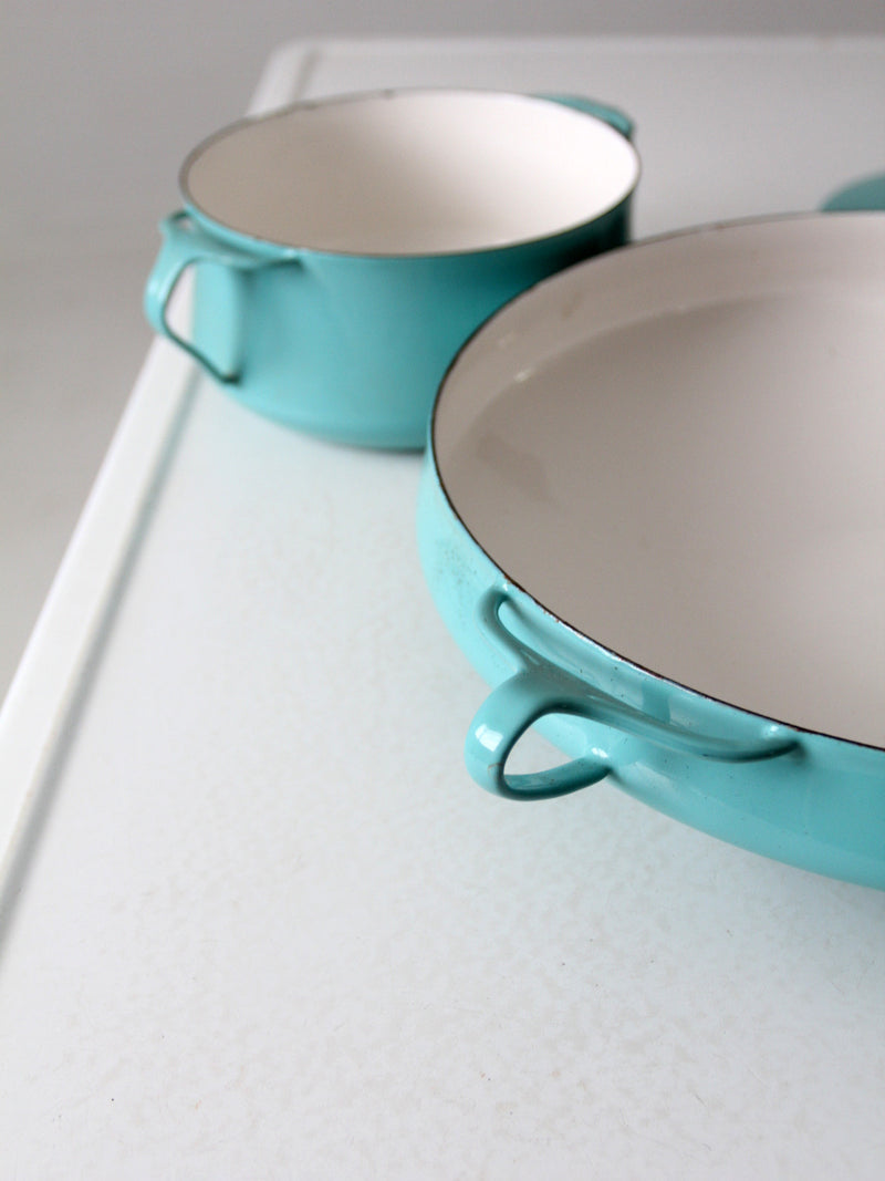 mid-century Dansk Kobenstyle pans pair
