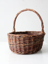 vintage wicker basket