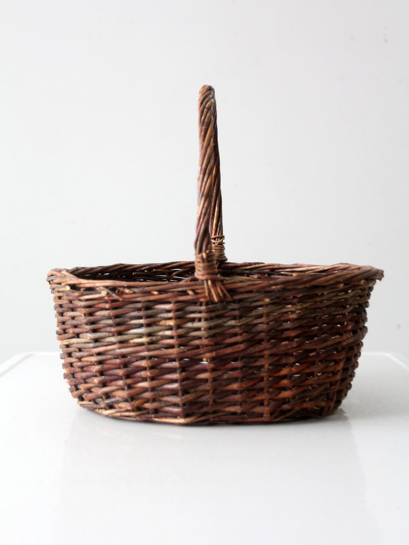 vintage wicker basket