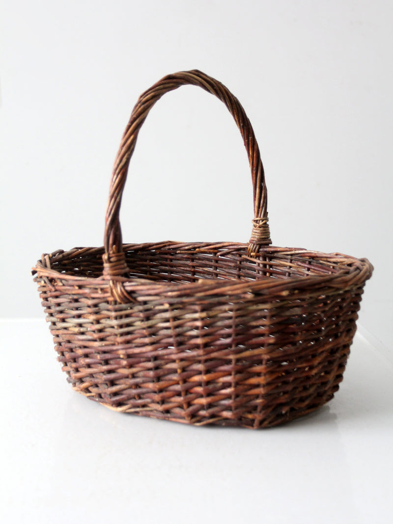 vintage wicker basket