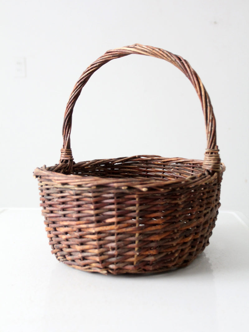 vintage wicker basket