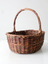 vintage wicker basket