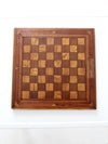 antique wood chessboard