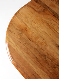 antique Queen Anne revival extension dining table