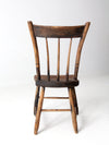 antique plank seat farmhouse chair