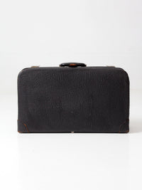 vintage 1930s Belber black leather suitcase