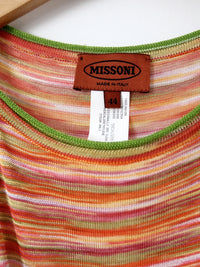 vintage Missoni knit tank top