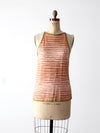 vintage Missoni knit tank top
