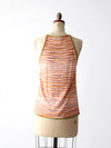 vintage Missoni knit tank top