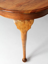 antique Queen Anne revival extension dining table