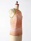 vintage Missoni knit tank top
