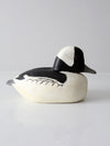 Betty and Ned Dollinger duck decoy circa 1980s