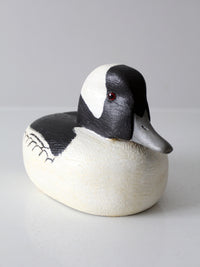 Betty and Ned Dollinger duck decoy circa 1980s