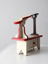 vintage cobbler's shoe stand station