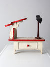 vintage cobbler's shoe stand station