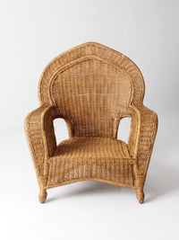 vintage wicker armchair | Victorian revival