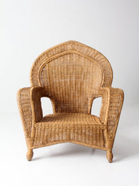 vintage wicker armchair | Victorian revival
