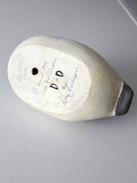 Betty and Ned Dollinger duck decoy circa 1980s