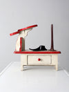 vintage cobbler's shoe stand station