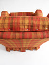 vintage 1970s plaid recliner