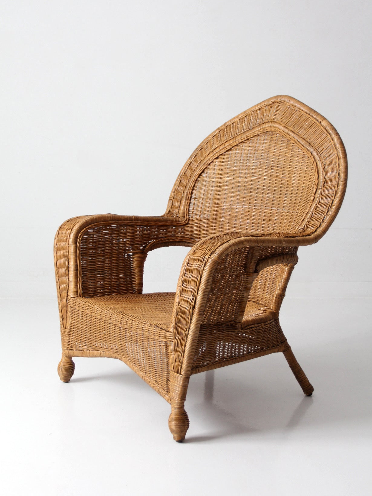 vintage wicker armchair | Victorian revival