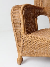 vintage wicker armchair | Victorian revival