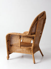 vintage wicker armchair | Victorian revival
