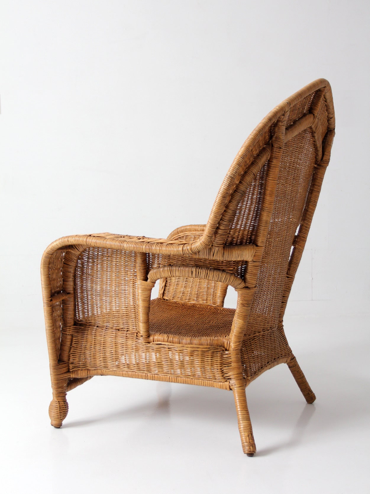 vintage wicker armchair | Victorian revival
