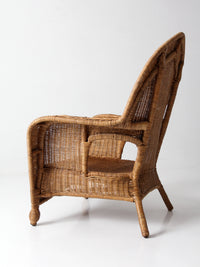 vintage wicker armchair | Victorian revival