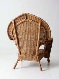 vintage wicker armchair | Victorian revival