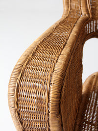 vintage wicker armchair | Victorian revival