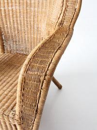 vintage wicker armchair | Victorian revival