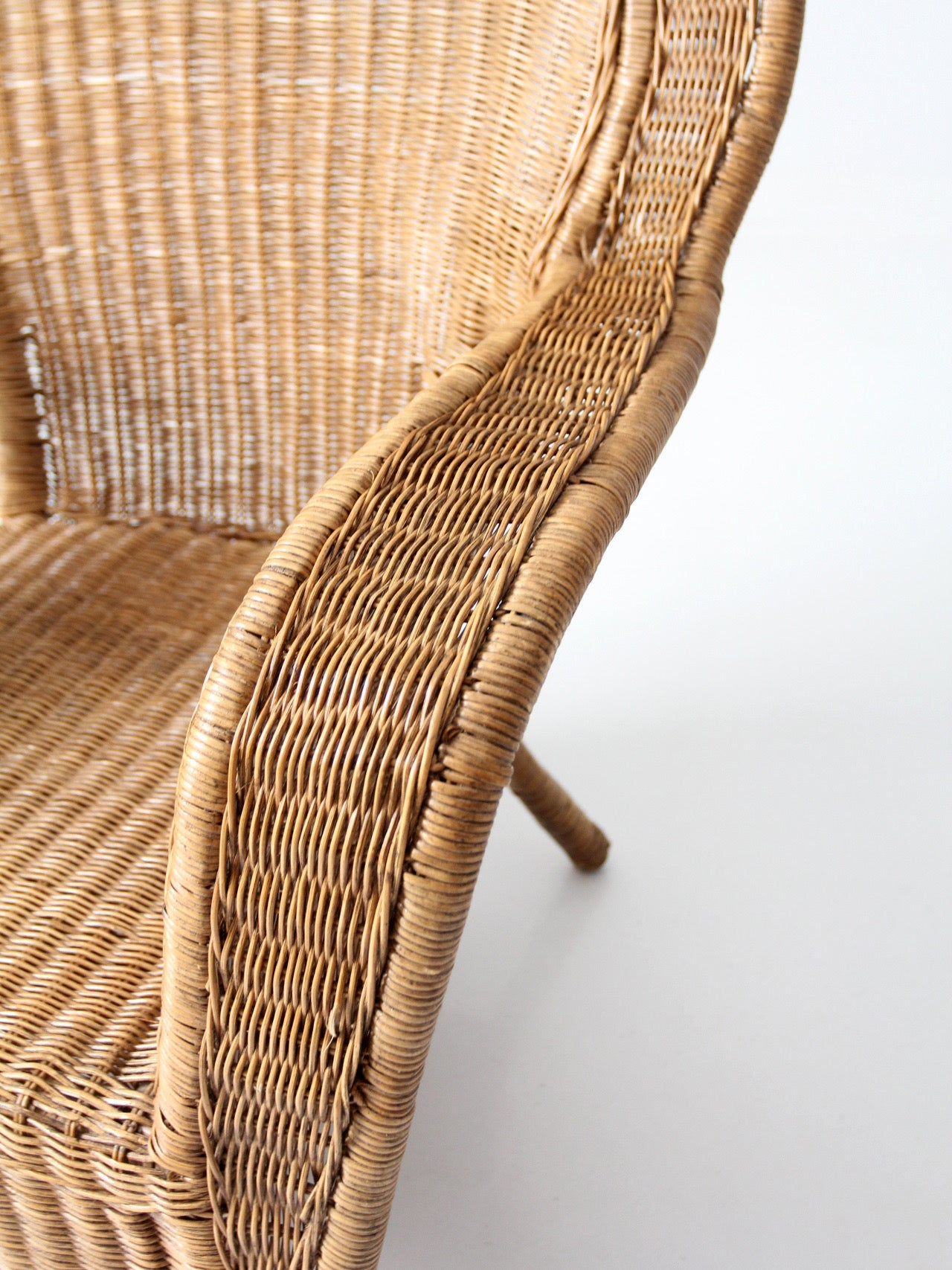 vintage wicker armchair | Victorian revival