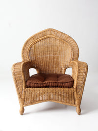 vintage wicker armchair | Victorian revival