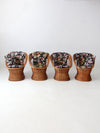 vintage rattan chairs set of 4
