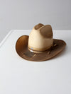 vintage Rockmount distressed cowboy hat