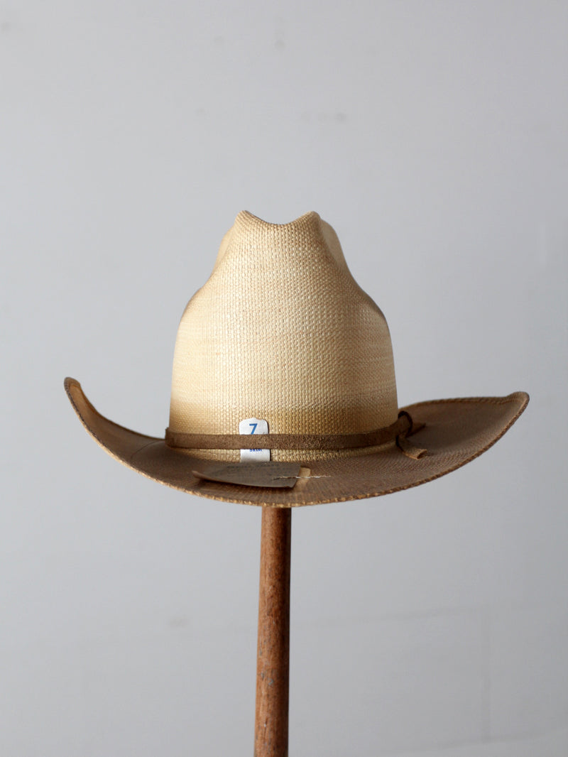 vintage Rockmount distressed cowboy hat