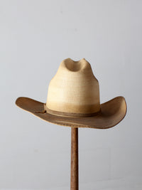 vintage Rockmount distressed cowboy hat