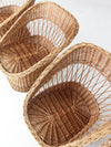 vintage rattan chairs set of 4