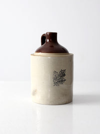 antique Western Stoneware crock jug