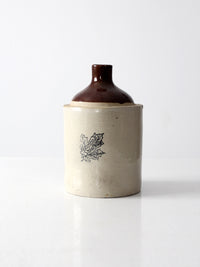antique Western Stoneware crock jug